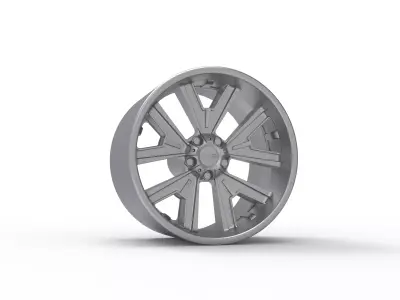 FOOSE FISHTAIL WHEEL 3D PRINT MODEL 3D print model