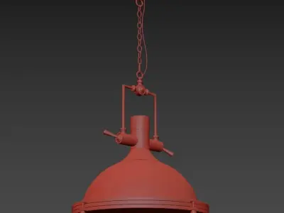 Chandelier Industrial 093 3D model
