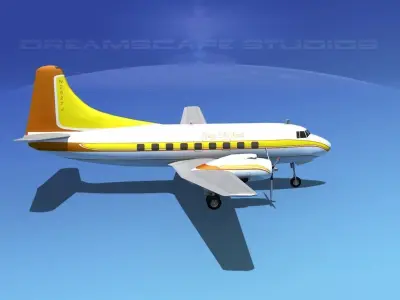 Martin 404 Private  3D model
