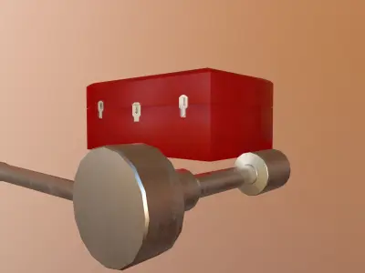 garage Tool Low-poly 3D model