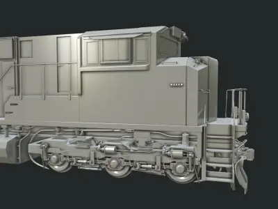 EMD-SD70ACe Locomotion 3D model