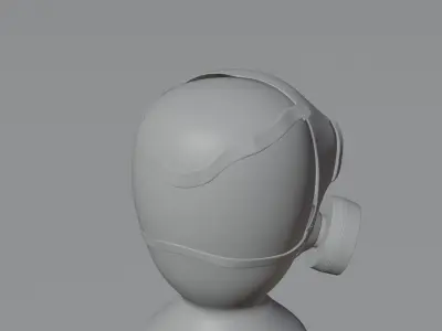 gas mask 3D model