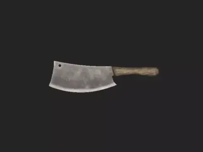 Knife 3D Model 001 Low-poly 3D model