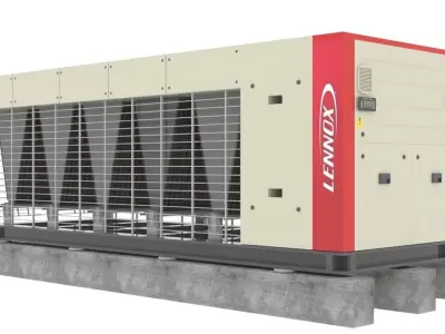 Industrial Chiller Unit  Lennox Neosys 3D Model  HVAC Equipment 3D model