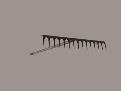 Rake model 3D model