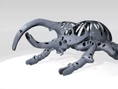 Hercules Dust Voronoi 3D model