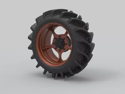 Offroad wheel 27 3D model