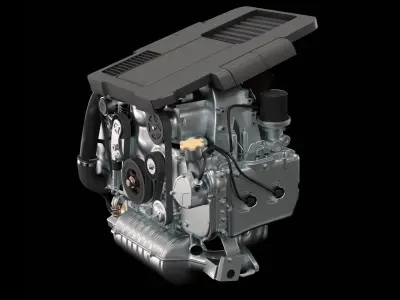 Car Engine  3D model by acrom