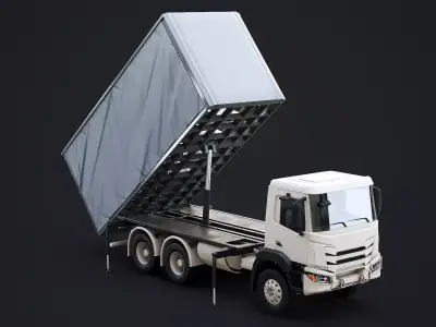 Shahed-136 Drone Launcher Truck - Military UAV Launch System  3D model