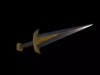 PBR Blade sword Free low-poly 3D model