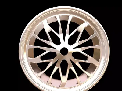 rim 3d model silver wheel Free 3D model