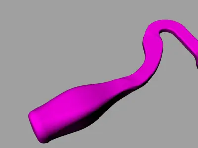 mold plastic lure 3D model