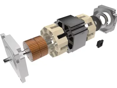 Stepper motor 3D model purchase