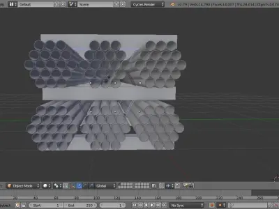 Steal beams  Free low-poly 3D model