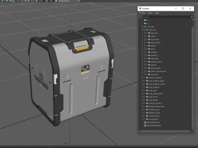 Sci-Fi case 3D model purchase