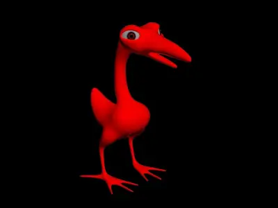 Duck Model Free low-poly 3D model