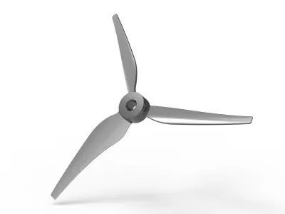 Drone propeller 5 inch 3 blade  Free 3D model