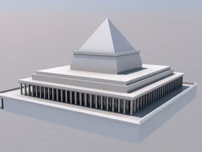 Egyptian Temple 3D print model purchase