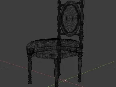 antique chair 3D model Free 3D model 3D model