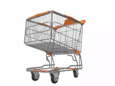 Shopping cart 2 3D model