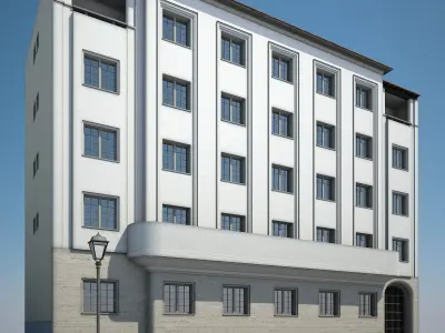 Apartment Building 12 3D model
