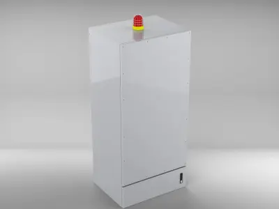 Pressure ventilation explosion-proof cabinet 3D model