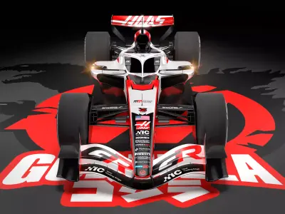2026 Godzilla HAAS F1 - Japan Special Livery 3D model