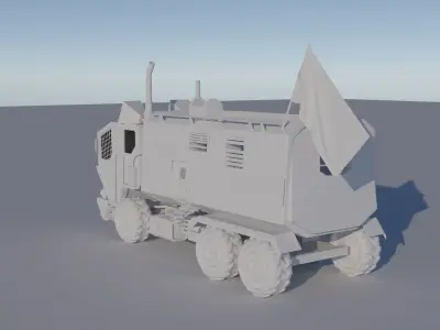 Wasteland Truck Free 3D model