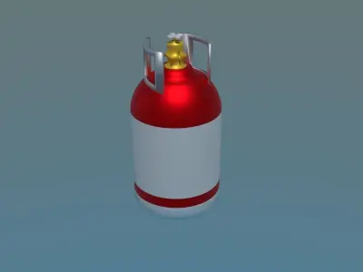 Shiny Gas Tank Collection Low-poly 3D model