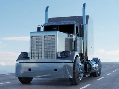 peterbilt truck Free 3D model