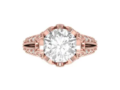 Wedding Ring 3D print model 103