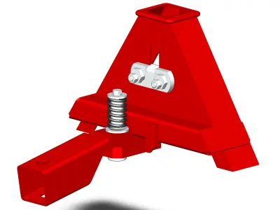 A-frame coupler ISO 11001-2 Free 3D model