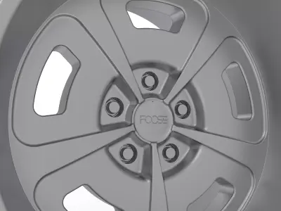 FOOSE CORONET 6 WHEEL 3D PRINT MODEL  3D print model