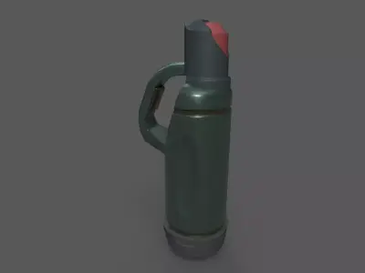 thermos  termo sci fi Low-poly 3D model