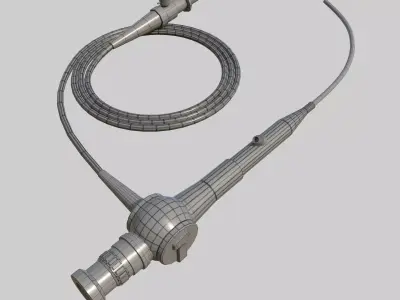 Hysteroscope Low-poly 3D model