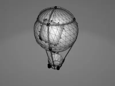 Airship  3D model purchase