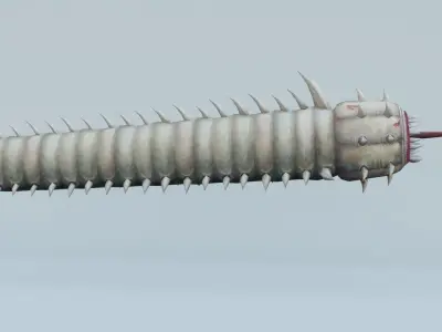 Monster insect worm boss shachong 3D model