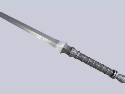 Dagger Low-poly 3D model buy