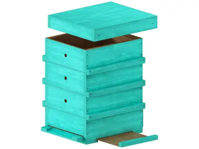 Beehive combination 3D model