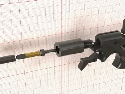 New Liberator Low-poly 3D model