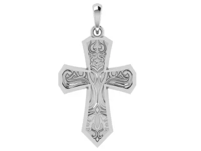 CROSS PENDANT CR189 3D print model