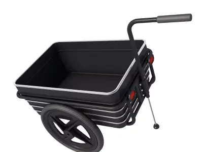 Cargo  Bike Trailer 3D model