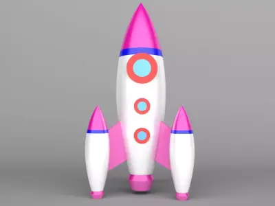 Rocket 3d Model ship 3D model