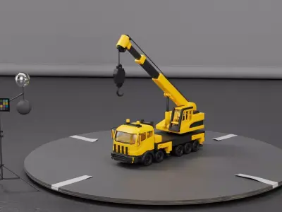 Crane Toy 3D Model Free 3D model