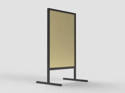 Advertising Stand 3D model purchase