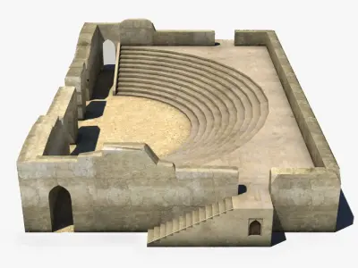 Arab x13 Low-poly 3D model