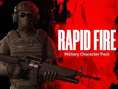 Rapid Fire Military Character - Assault Low-poly 3D model