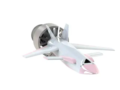 VX 91 SPECTER INTERCEPTOR  ROGUE ENGINE VARIANT Free low-poly 3D model