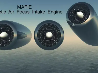MAFIE mafia magnetic air focus injector engine Free 3D model