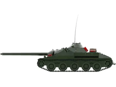  Canon d assaut de 105 tank  3D print model